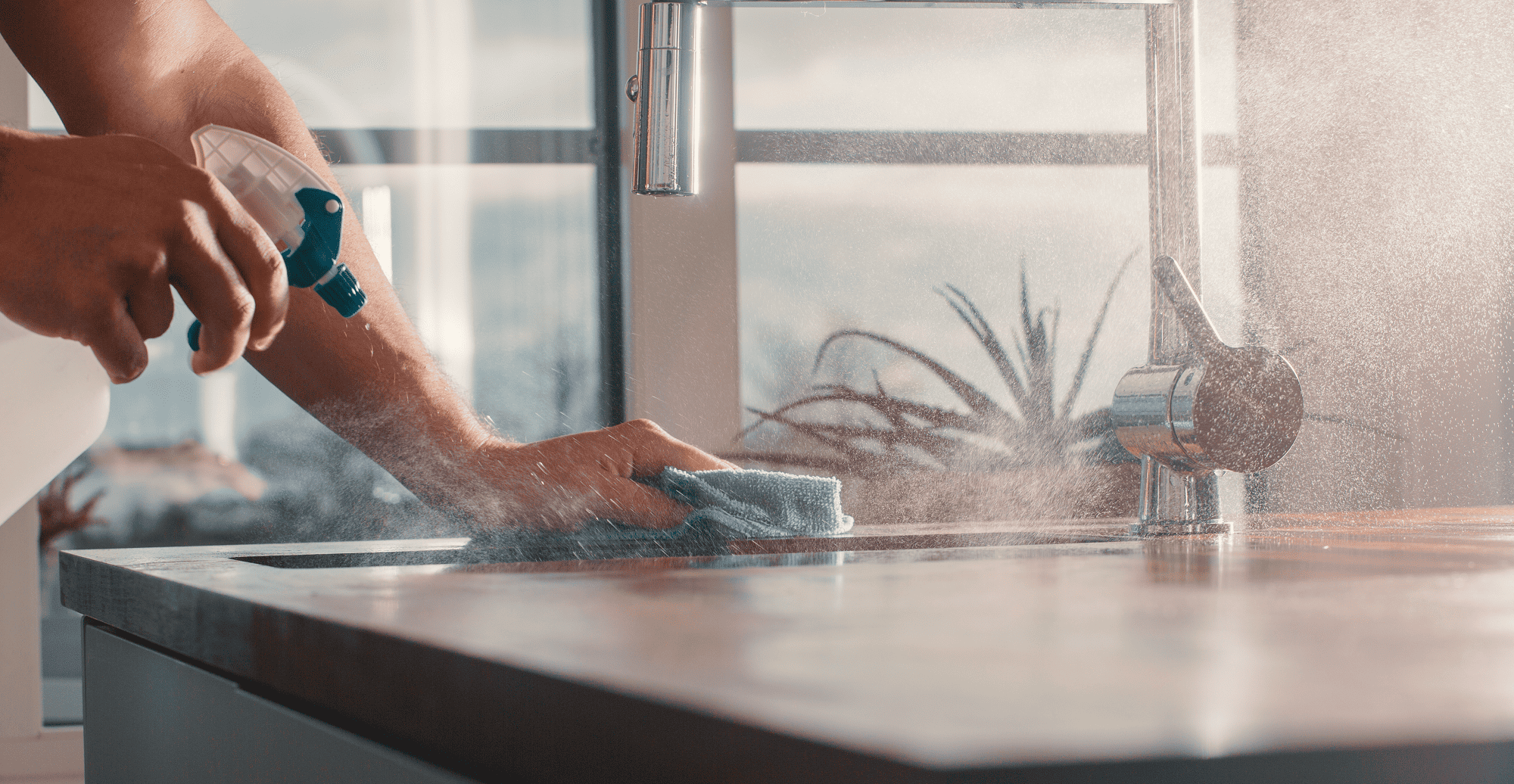 Cleaning surface