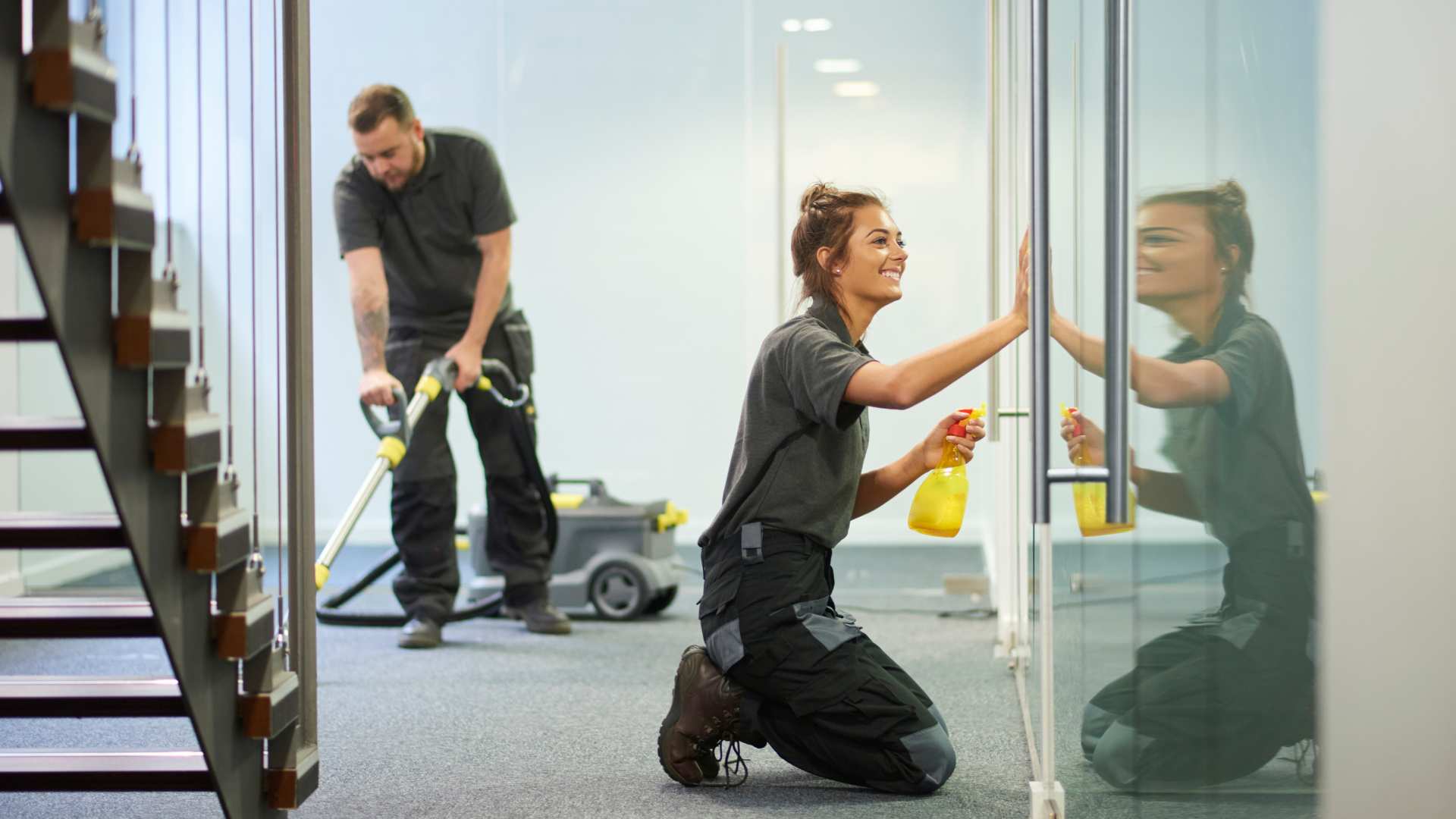 Cleaning team