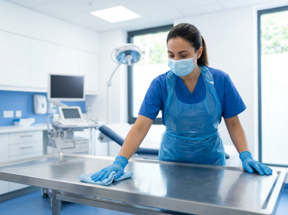 medical practice cleaning